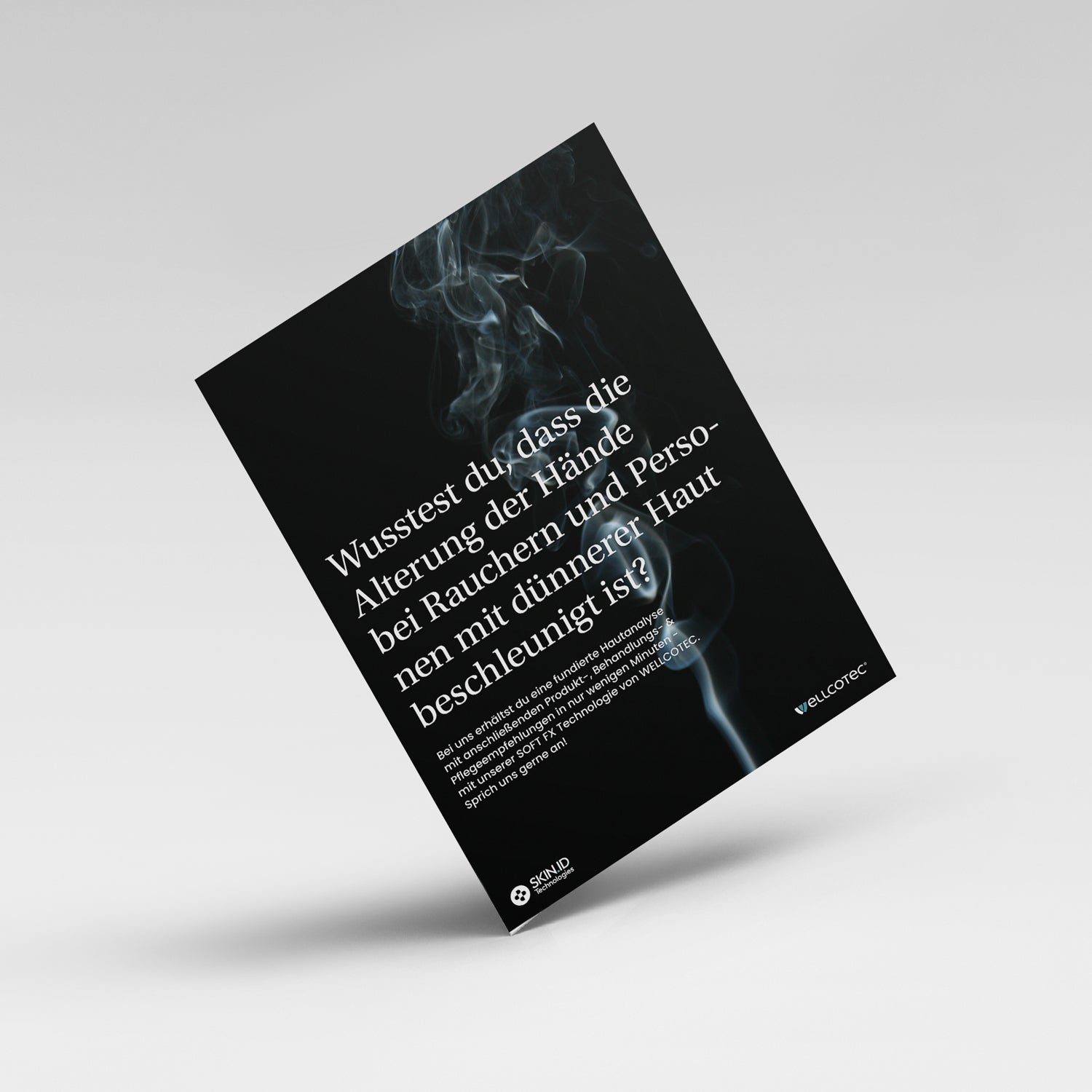 Poster/Plakat (DIN A1) - passend zum Hautanalysegerät SOFT FX - SKIN.ID Technologies by WELLCOTEC