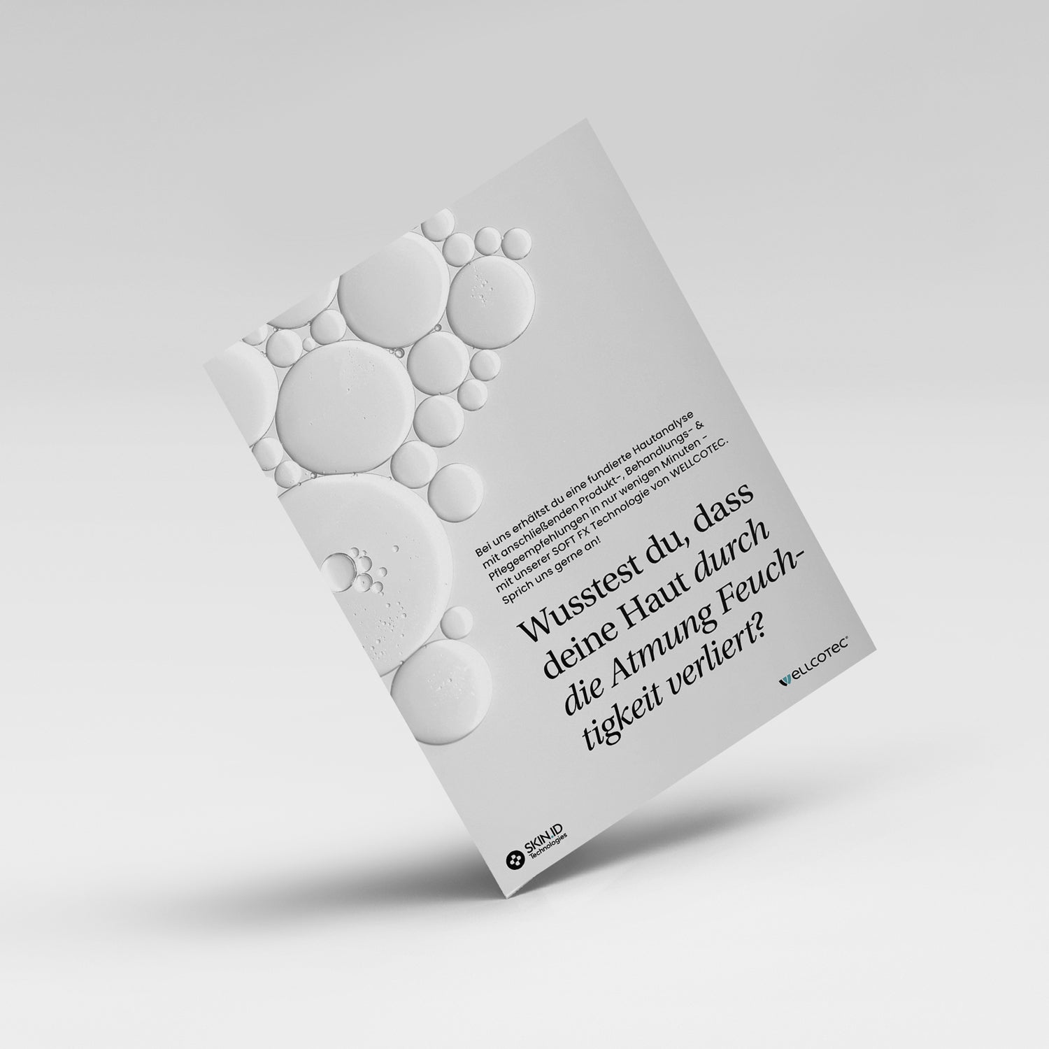 Poster/Plakat (DIN A1) - passend zum Hautanalysegerät SOFT FX - SKIN.ID Technologies by WELLCOTEC