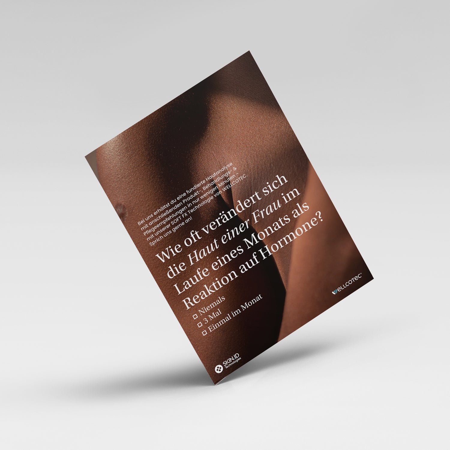 Poster/Plakat (DIN A1) - passend zum Hautanalysegerät SOFT FX - SKIN.ID Technologies by WELLCOTEC