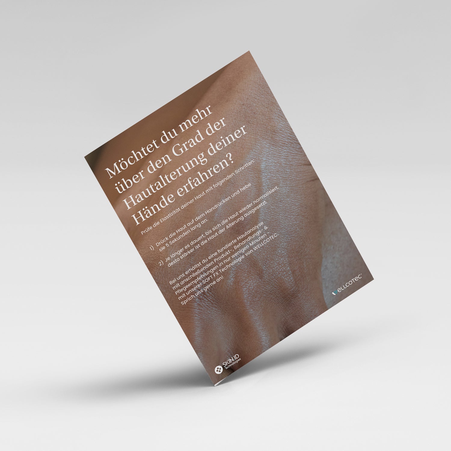 Poster/Plakat (DIN A1) - passend zum Hautanalysegerät SOFT FX - SKIN.ID Technologies by WELLCOTEC